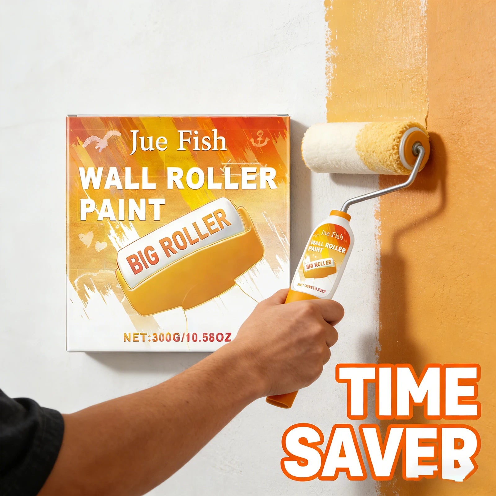 White Latex Paint Wall Clean Repair Water Based Latex Paint Wall Peeling Graffiti Repair Drywall Hole Filler Paint Roller Brush