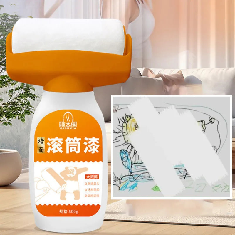 White household wall paint waterbased latex paint repair paint odorfree roller paint wall paint