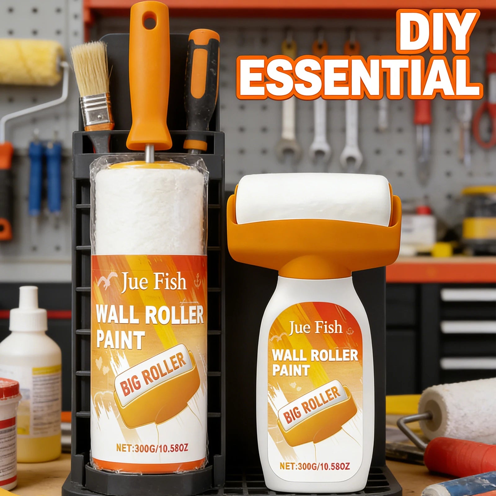 White Latex Paint Wall Clean Repair Water Based Latex Paint Wall Peeling Graffiti Repair Drywall Hole Filler Paint Roller Brush